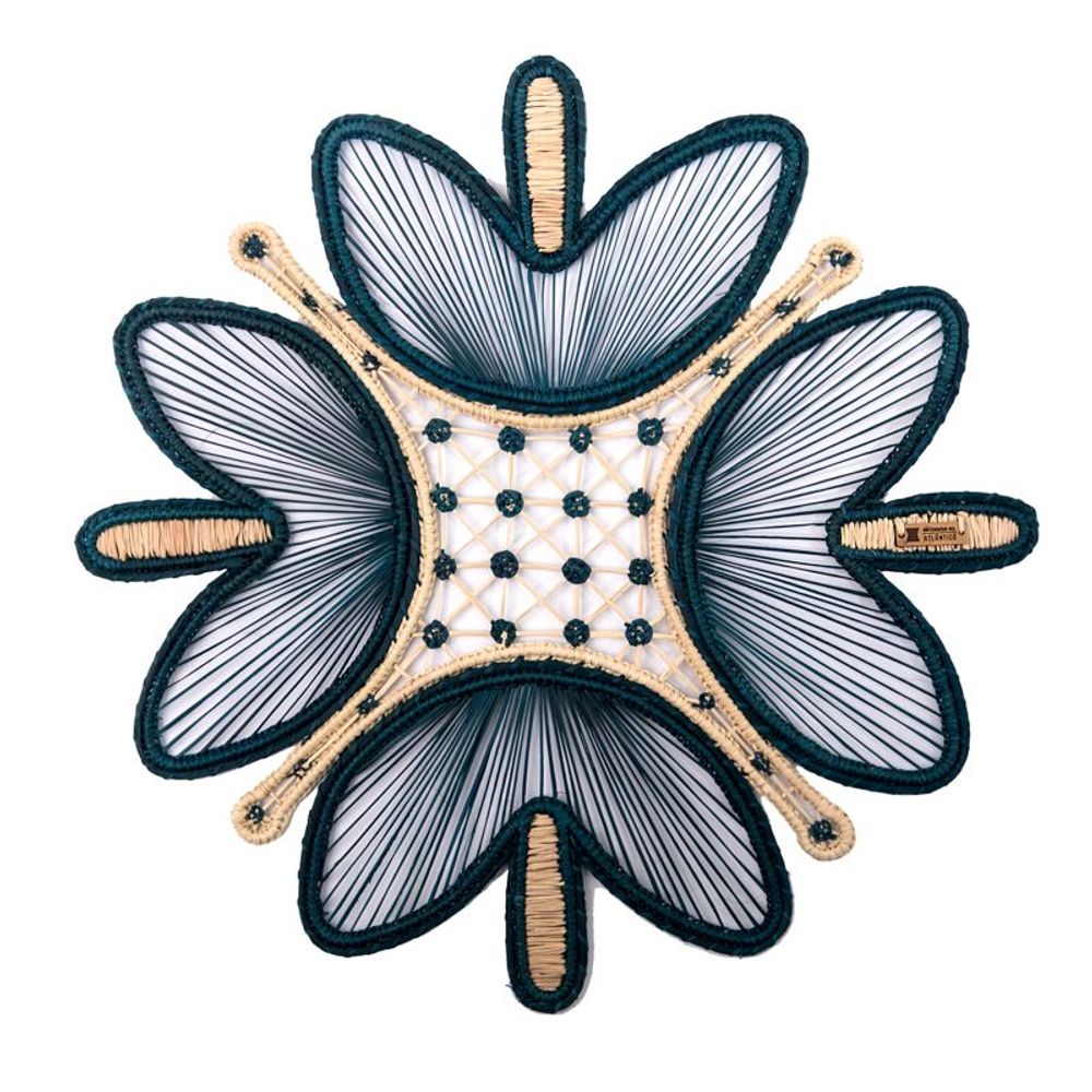 Formal plates - Petals Iraca handmade Placemat - ARTESANIAS DEL ATLÁNTICO