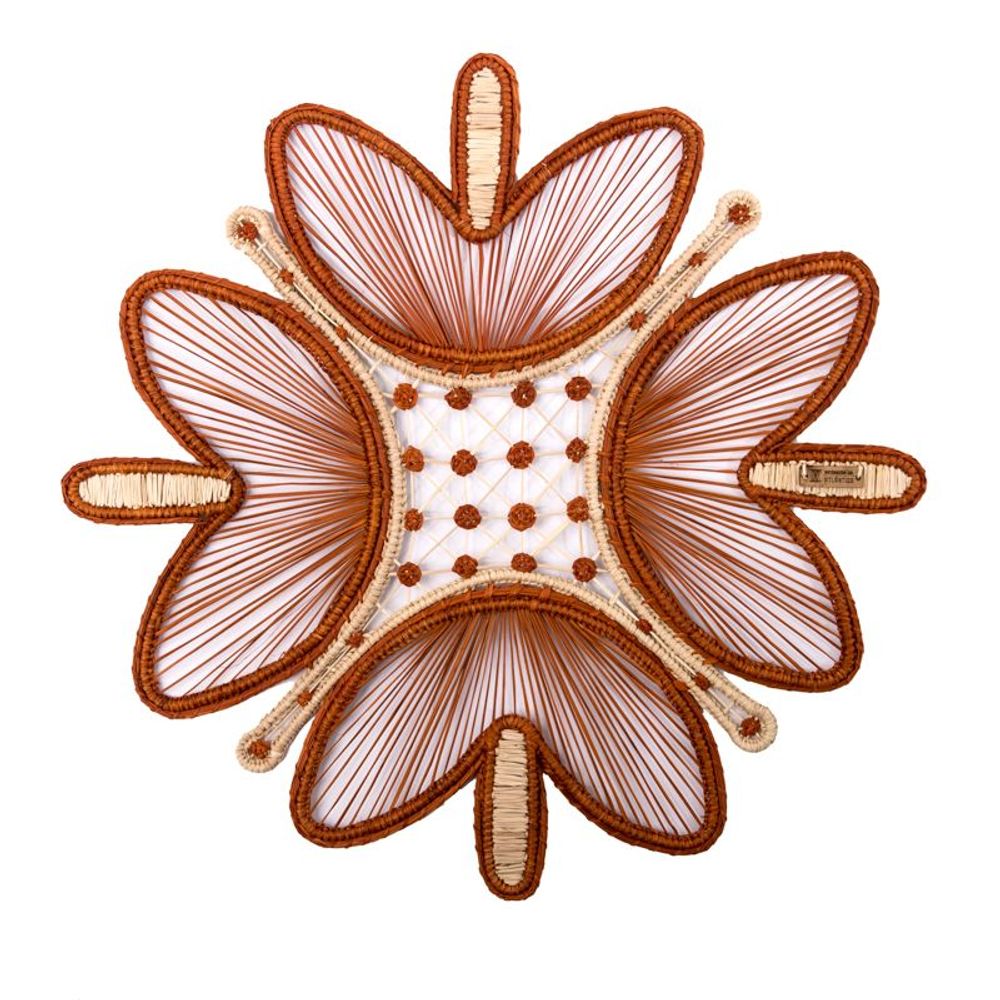 Formal plates - Petals Iraca handmade Placemat - ARTESANIAS DEL ATLÁNTICO