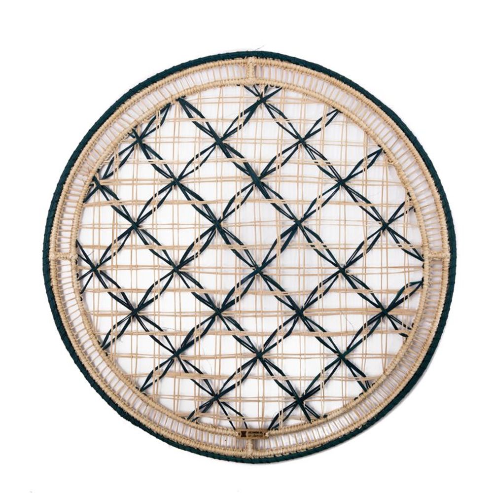 Assiettes au quotidien - Set de table fait main Panal Iraca - ARTESANIAS DEL ATLÁNTICO