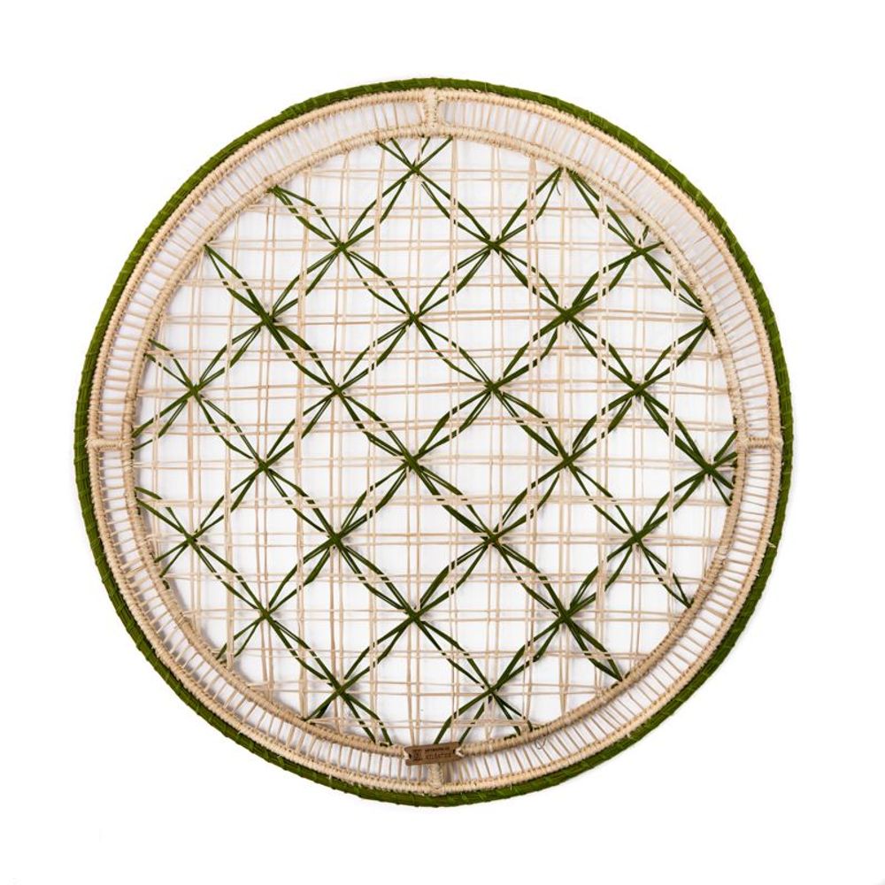 Assiettes au quotidien - Set de table fait main Panal Iraca - ARTESANIAS DEL ATLÁNTICO