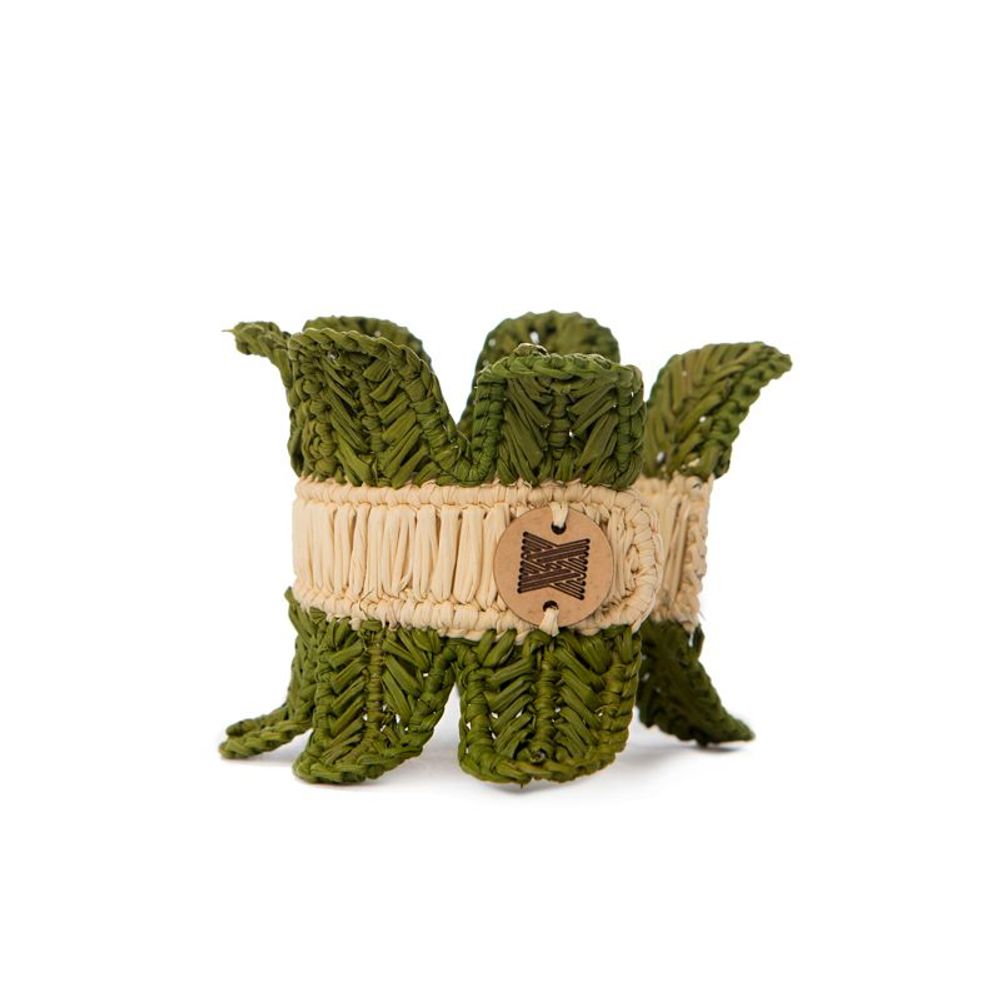 Everyday plates - Banano Iraca handmade napkin ring - ARTESANIAS DEL ATLÁNTICO