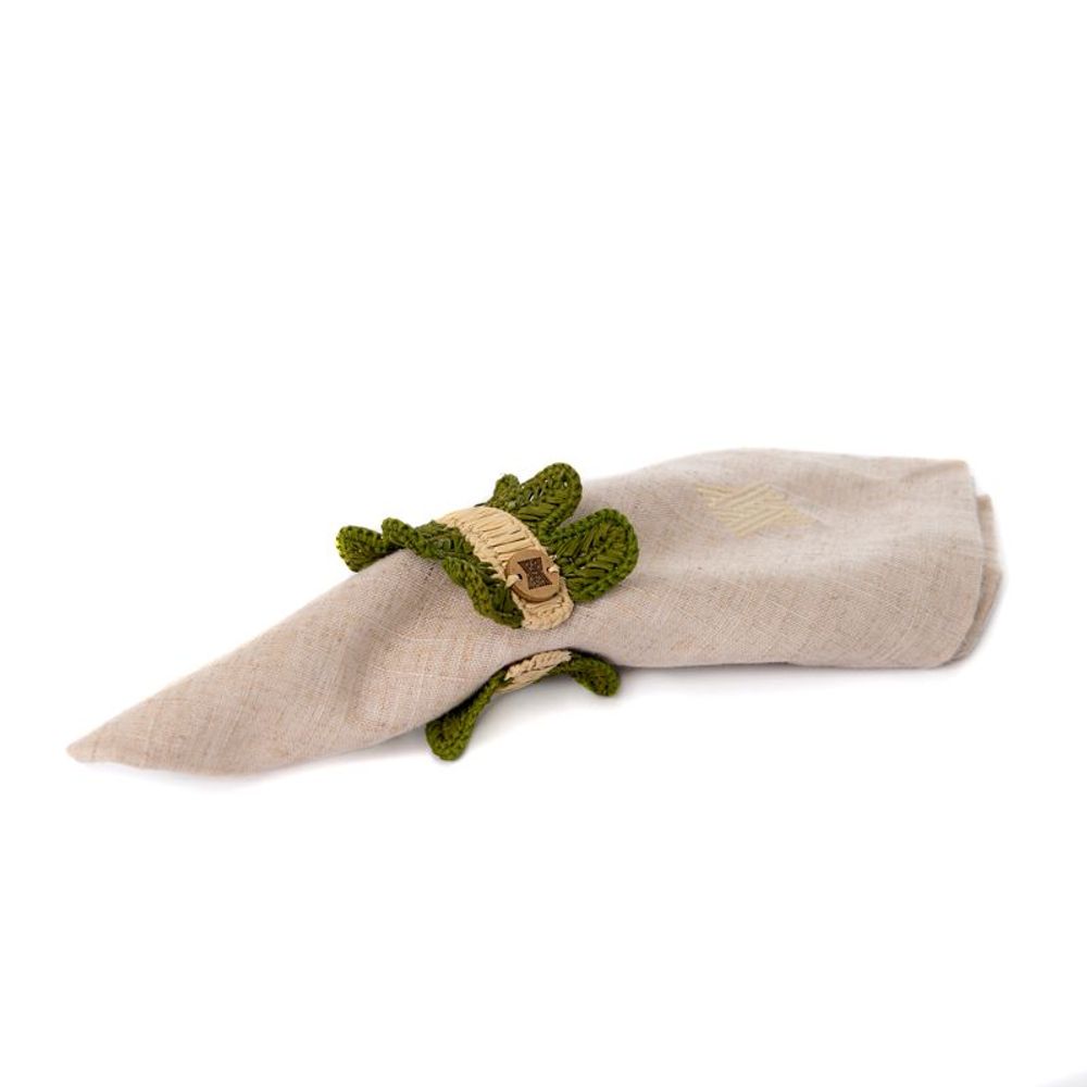 Everyday plates - Banano Iraca handmade napkin ring - ARTESANIAS DEL ATLÁNTICO