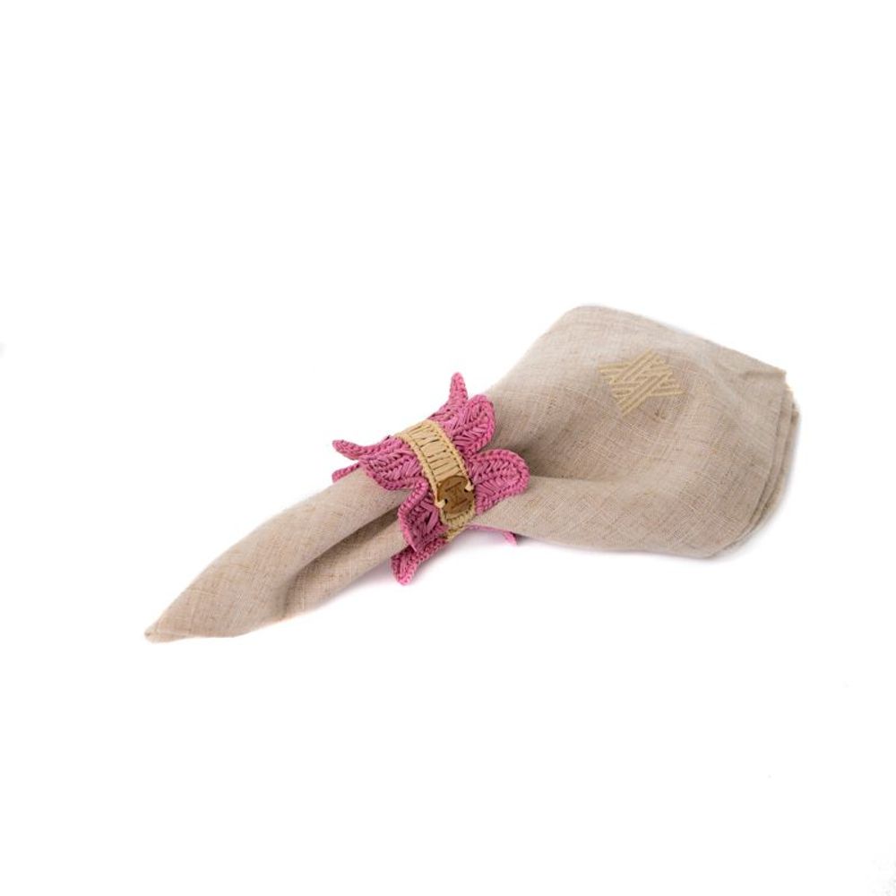 Everyday plates - Banano Iraca handmade napkin ring - ARTESANIAS DEL ATLÁNTICO