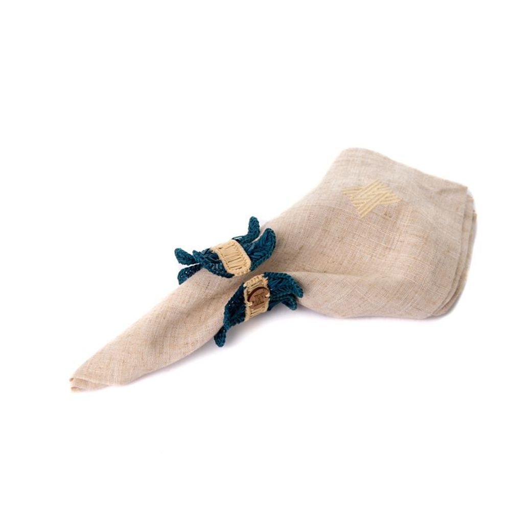 Everyday plates - Banano Iraca handmade napkin ring - ARTESANIAS DEL ATLÁNTICO