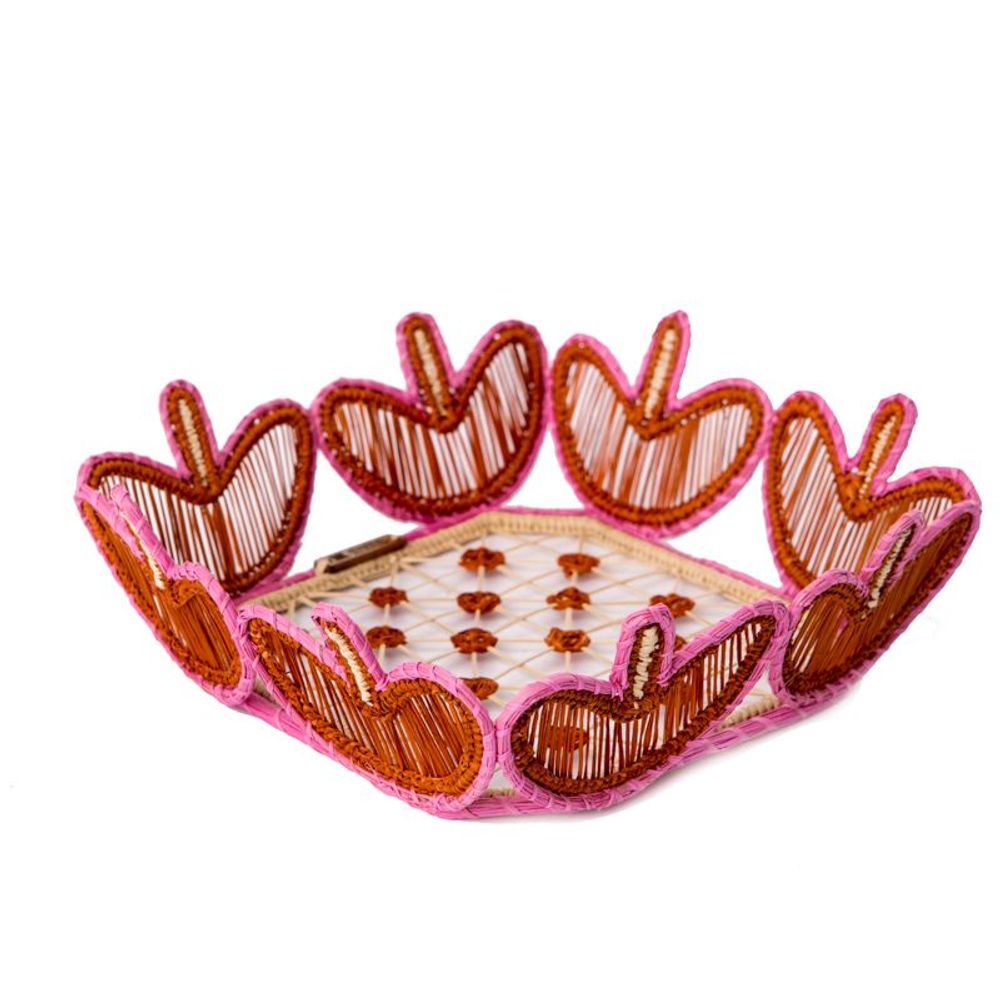 Formal plates - Mara handmade tray. - ARTESANIAS DEL ATLÁNTICO