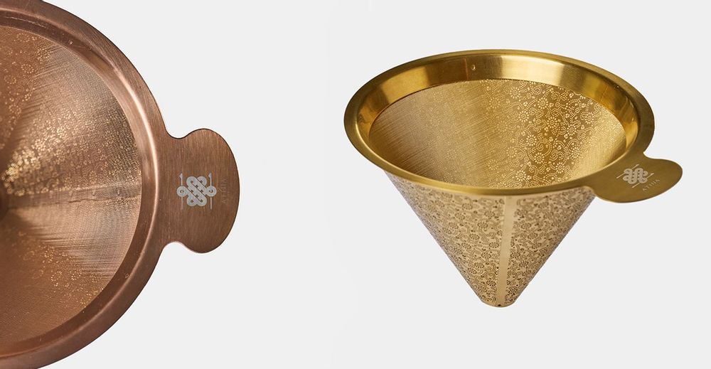 Tea and coffee accessories - ATHIA Stainless Coffee Filter - ATHENA CULTURE AND TECHNOLOGY CORPORATION