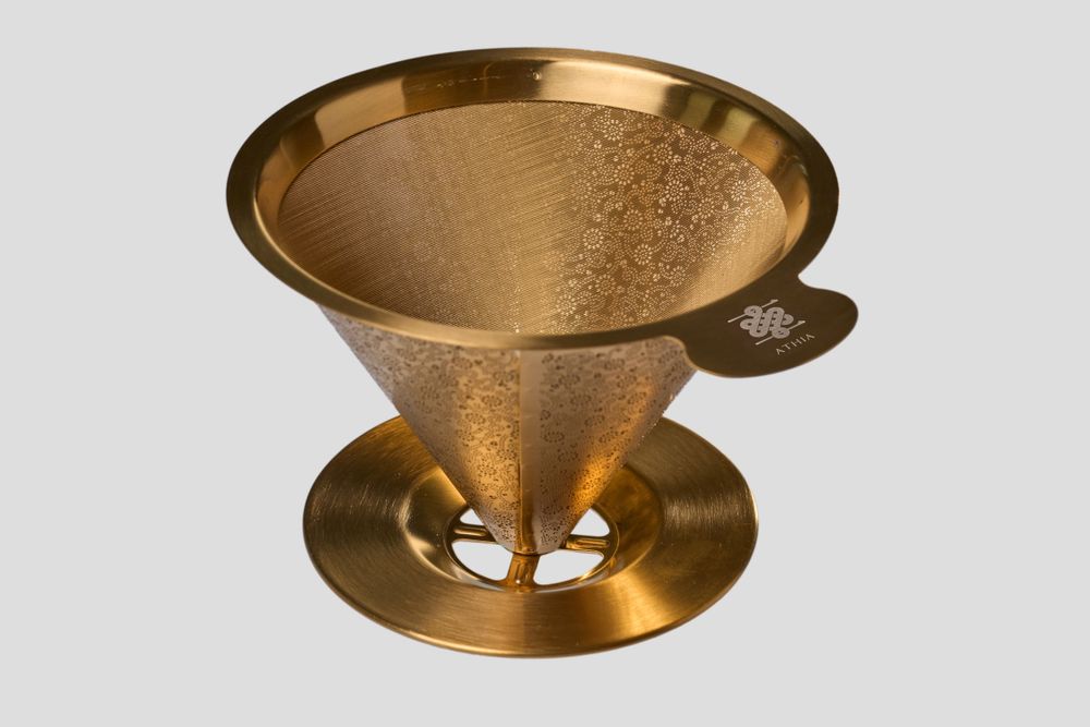 Tea and coffee accessories - ATHIA Stainless Coffee Filter - ATHENA CULTURE AND TECHNOLOGY CORPORATION
