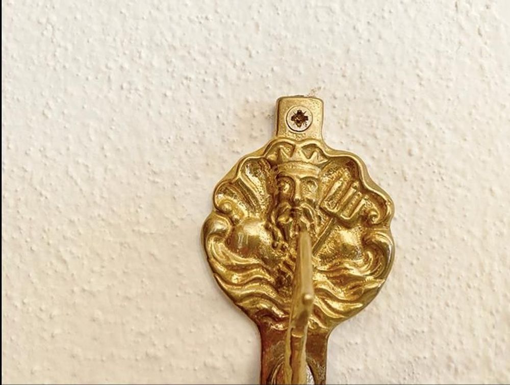 Artistic hardware - Poseidon Hook - ANTHOLOGIST