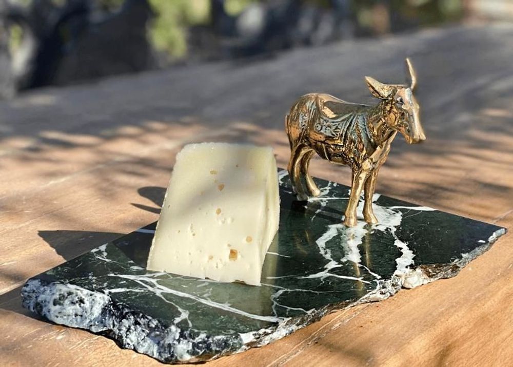 Platter and bowls - Donkey Marble Cheese Platter - ANTHOLOGIST