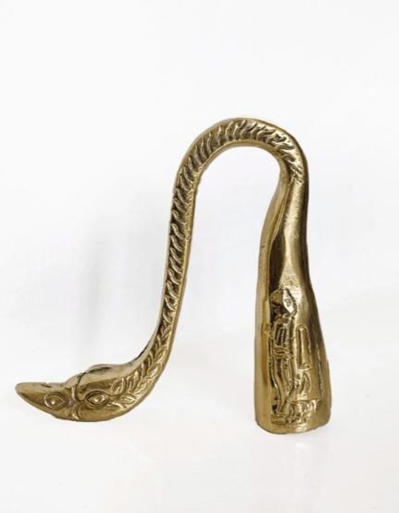 Bougeoirs et photophores  - Objet d'extinction à bougie Shepherd's Hook en laiton - ANTHOLOGIST