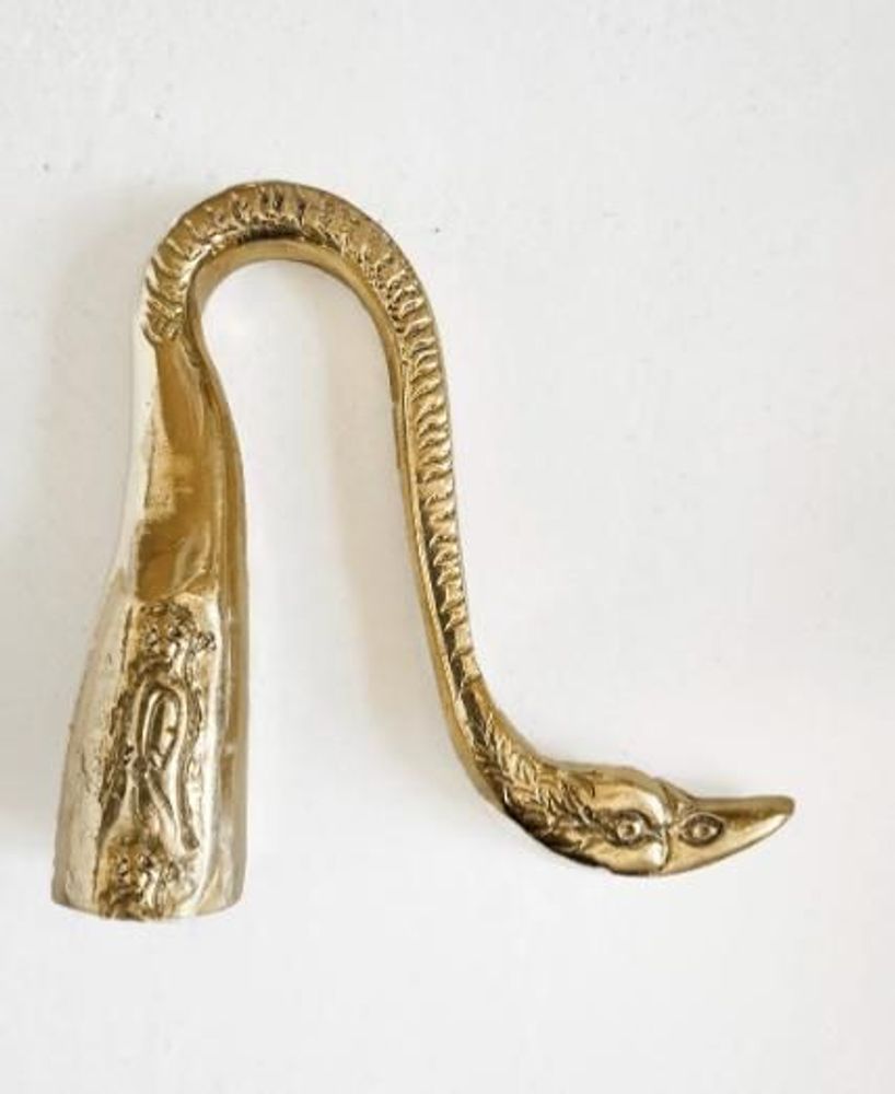 Bougeoirs et photophores  - Objet d'extinction à bougie Shepherd's Hook en laiton - ANTHOLOGIST