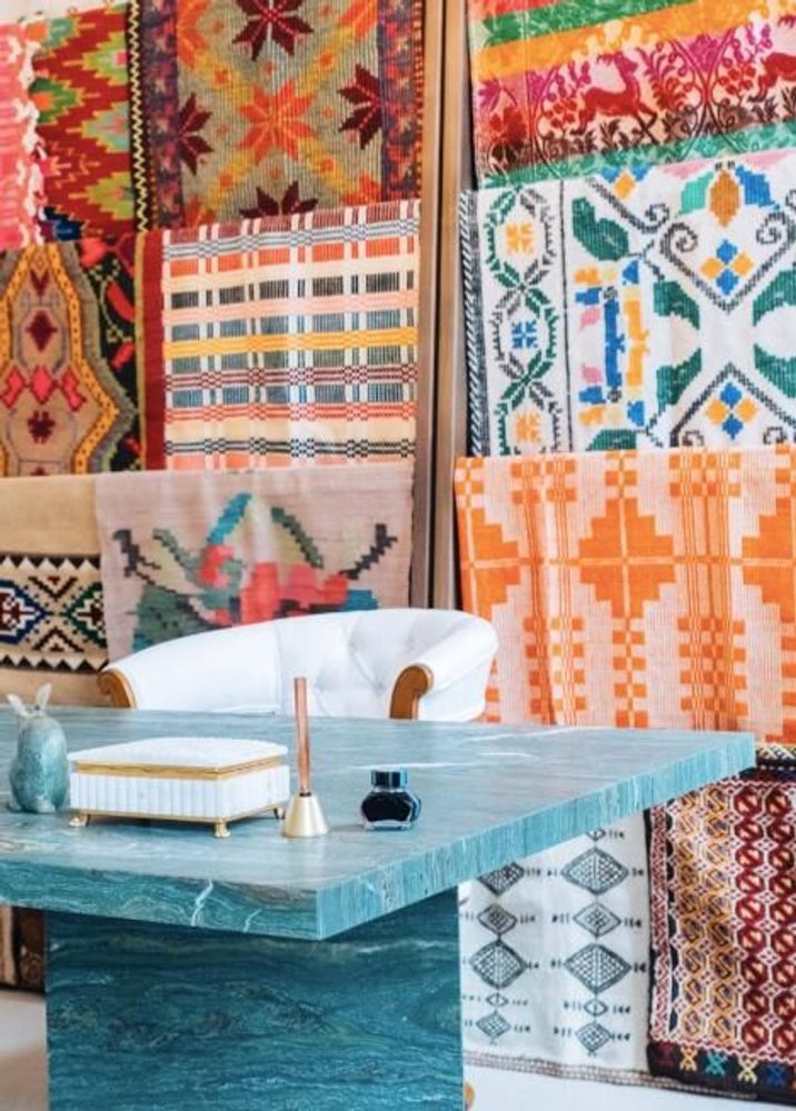 Desks - Green Marble Desk - ANTHOLOGIST