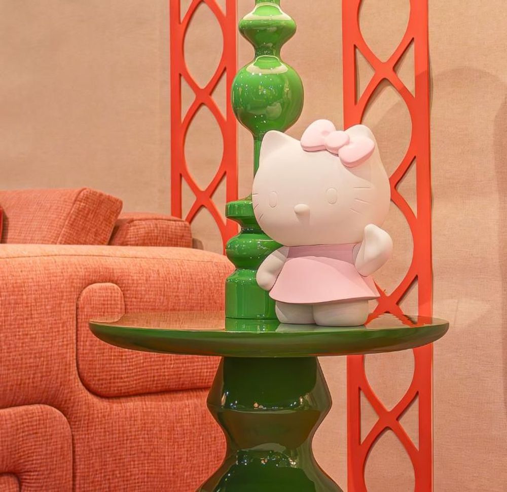 Design objects - Decorative object HELLO KITTY PASTEL PINK DRESS - LEBLON DELIENNE