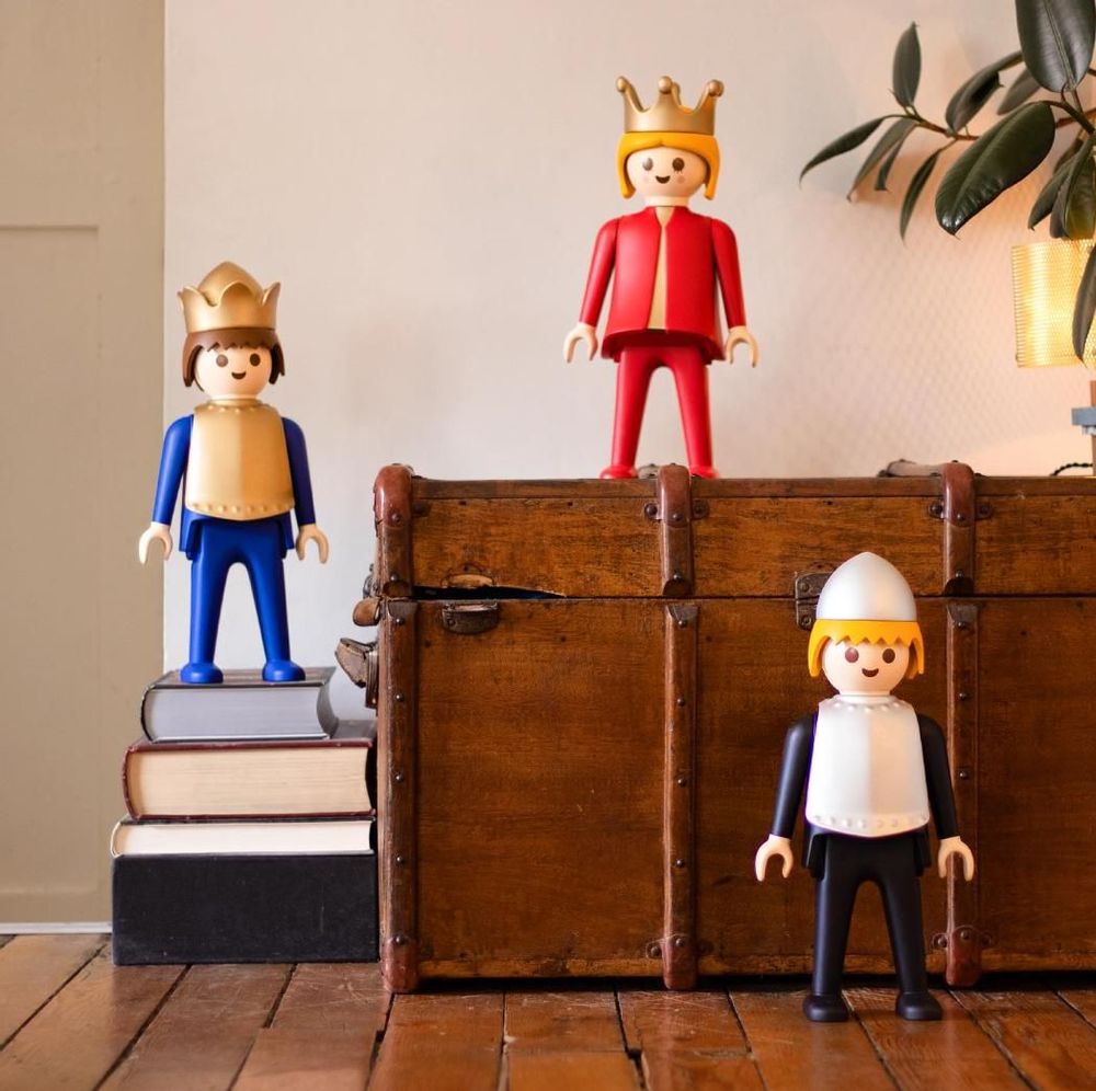 Design objects - PLAYMOBIL THE KING decorative object - LEBLON DELIENNE
