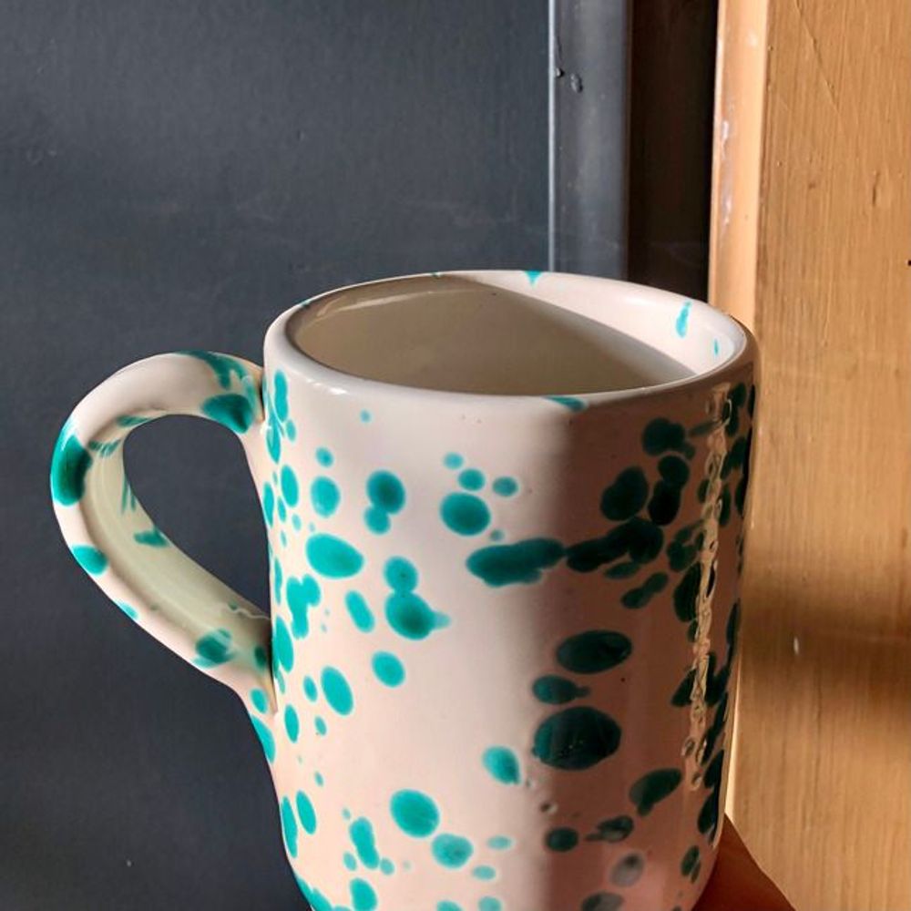 Accessoires thé et café - Tasse mug cm 9 - Splashed Line - LOLIVA FOOD MOOD