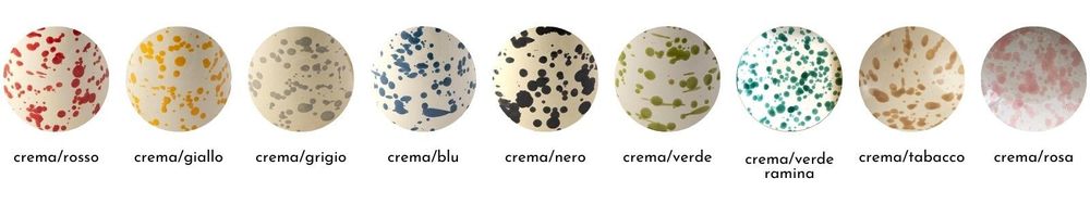 Design objects - Jug "Salentina" h. 11 cm - Splashed Line - LOLIVA FOOD MOOD