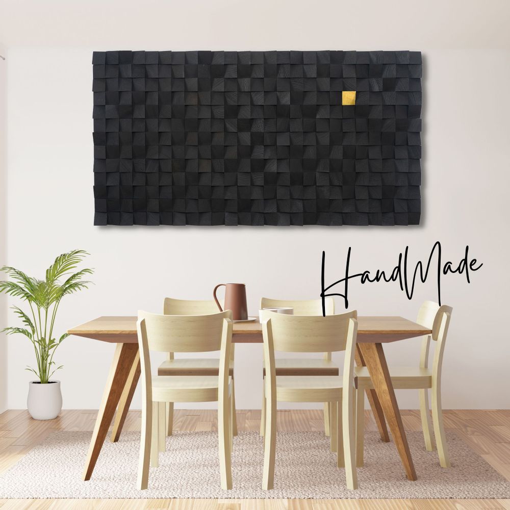 Autres décorations murales - "Se Démarquer de la Foule : Sculpture Murale en Bois de Qualité Supérieure Fait Main Édition Limitée" 140CMX70CM - ARTDESIGNA