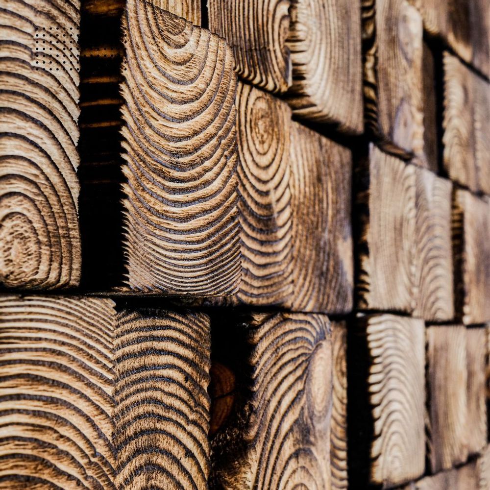 Autres décorations murales - "Sculpture Murale Fumée Marron : Édition Limitée en Bois de Qualité Supérieure Fait Main" 100CMX100CM - ARTDESIGNA