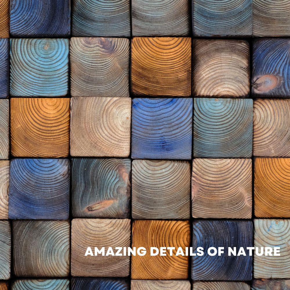Autres décorations murales - "Sculpture Murale Fumée Bleue : Édition Limitée en Bois de Qualité Supérieure Fait Main" 100CMX100CM - ARTDESIGNA