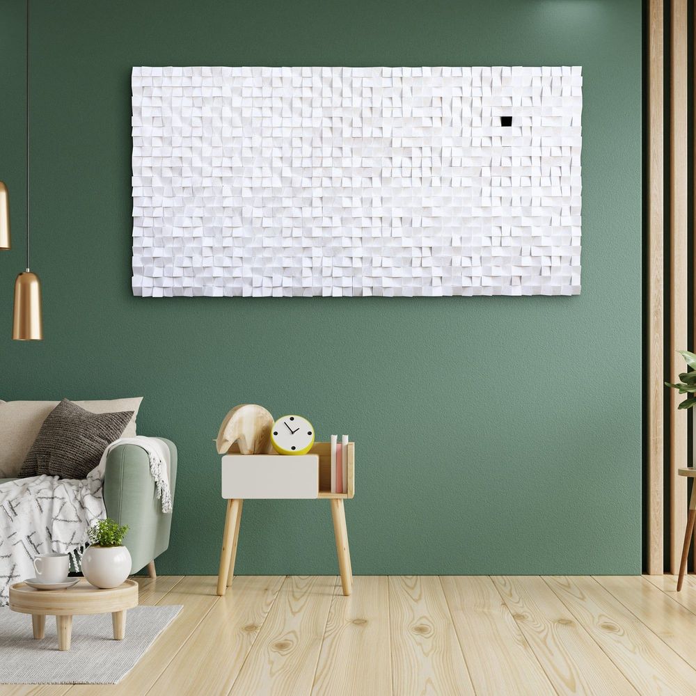Other wall decoration - "Snowflake: Premium Wood Handmade Wall Sculpture Limited Edition" 140CMX70CM - ARTDESIGNA