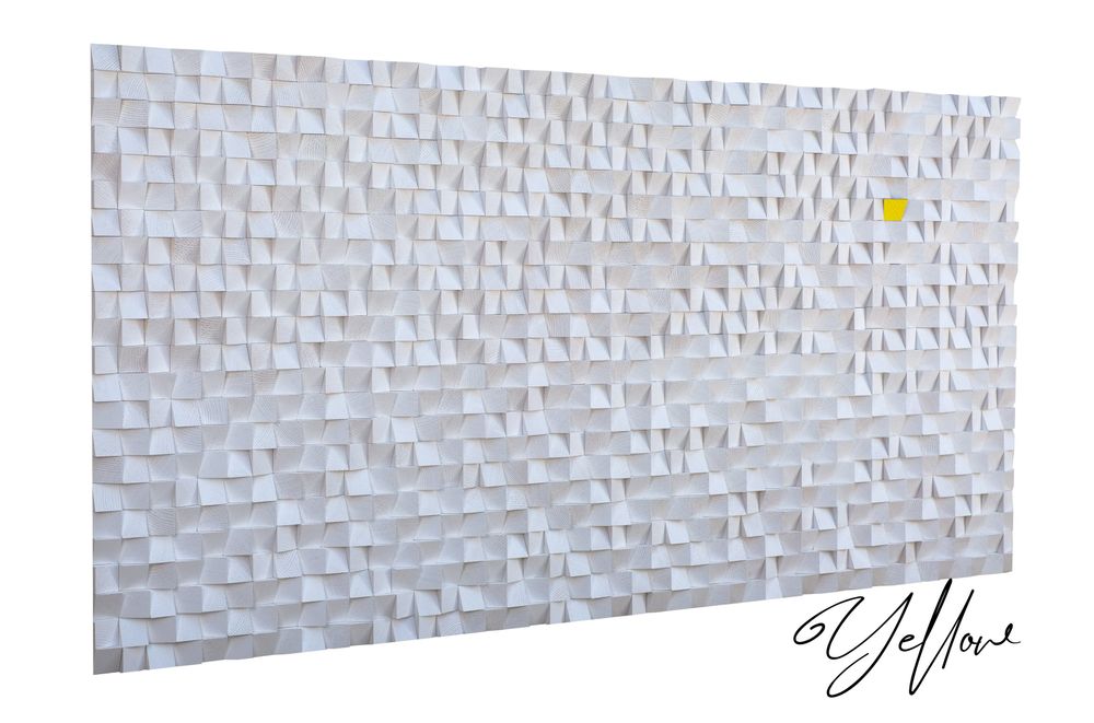 Other wall decoration - "Snowflake: Premium Wood Handmade Wall Sculpture Limited Edition" 140CMX70CM - ARTDESIGNA