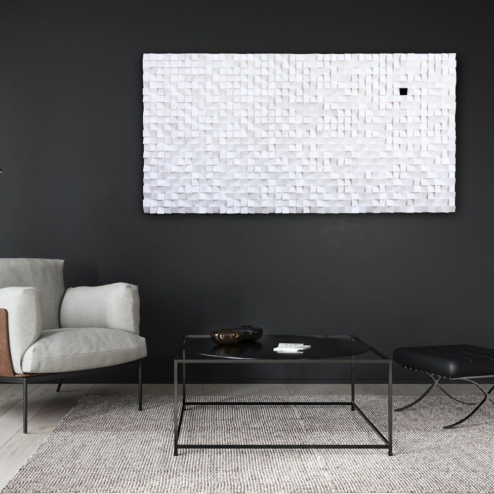 Other wall decoration - "Snowflake: Premium Wood Handmade Wall Sculpture Limited Edition" 140CMX70CM - ARTDESIGNA