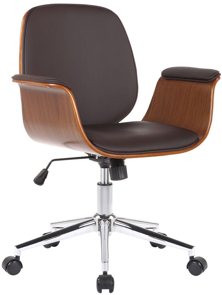 Office seating - Kemberg Office Chair - Walnut - VIBORR