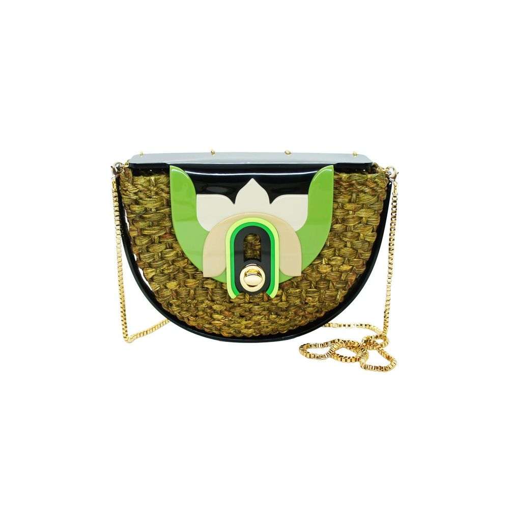 Sacs et cabas - Sac Paille Lilium Vert - GISSA BICALHO