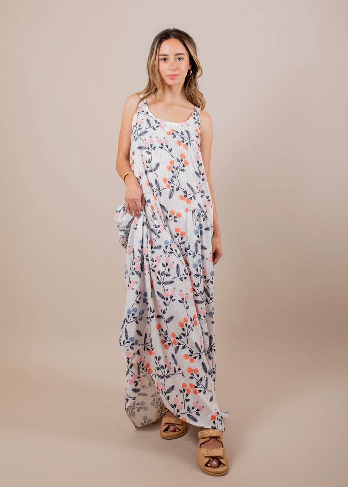 Prêt-à-porter - ROBE LONGUE À MOTIF FLORAL ET SCINTILLANT À BRODERIES ZOYA - HYA CONCEPT STORE