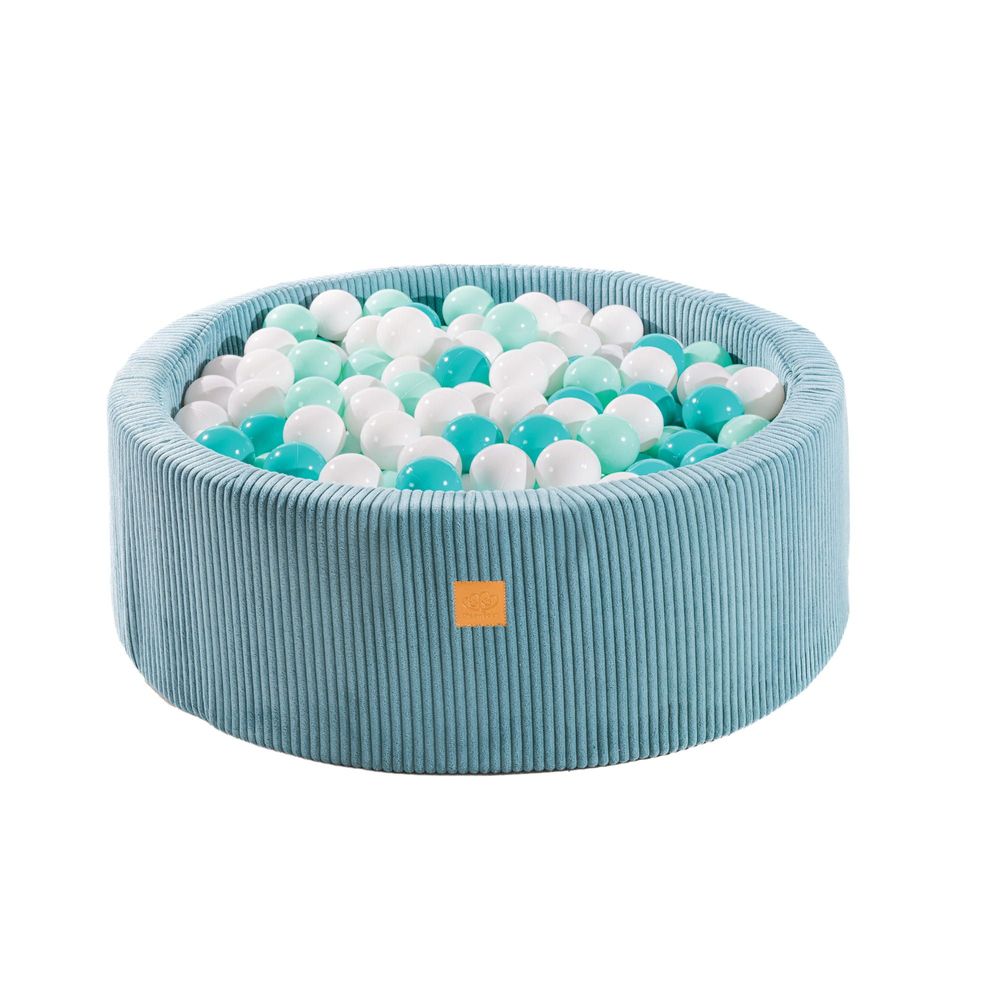 Toys - Aesthetic Ball Pit, Corduroy, Round 90x30 cm, 200 Balls - MEOWBABY