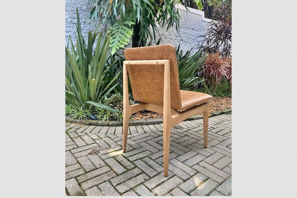 Transats - "OSCAR" CHAISE MINIMALISTE EN BOIS MASSIF - ALESSANDRA DELGADO DESIGN