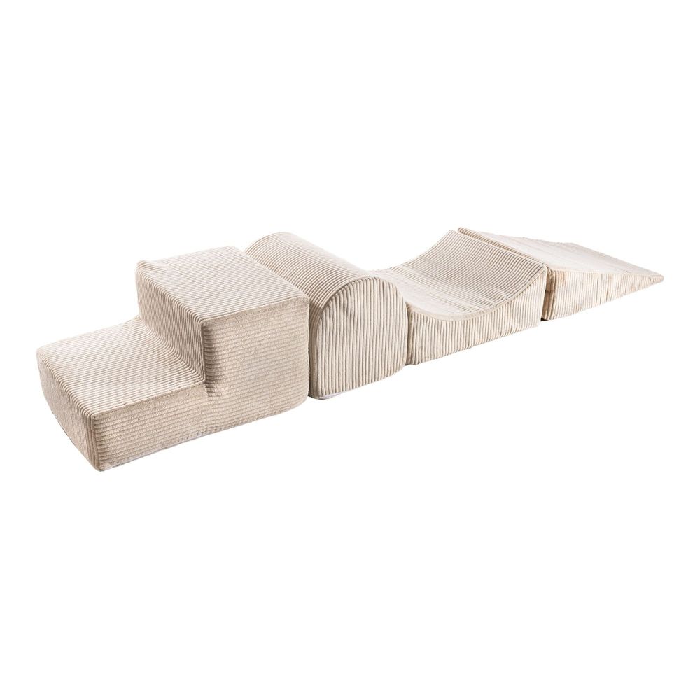Peluches - Set 4 pièces en mousse, aire de jeux pour enfants, Velours Côtelé - MEOWBABY