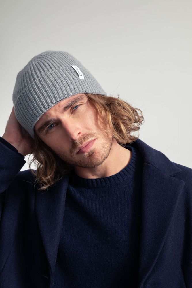 Hats - Recycled Cashmere Beanie Marcello - RIFO