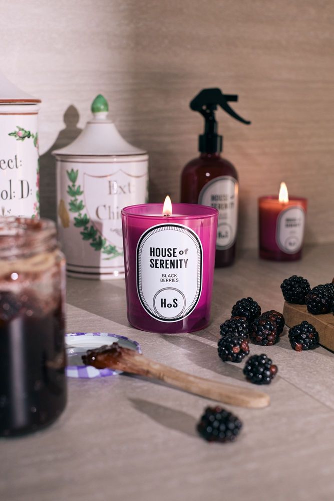 Gifts - Candle Black Berries - HOUSE OF SERENITY