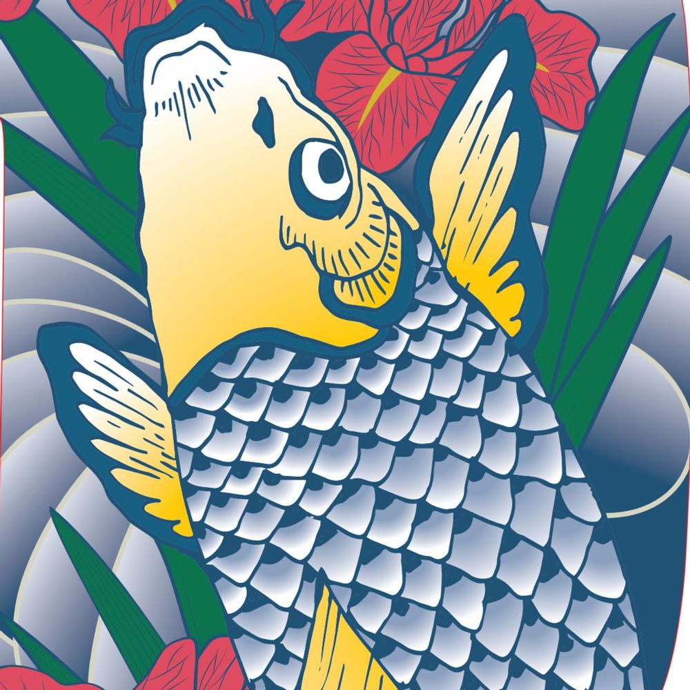 Objets de décoration - Koinobori Tattoo - MADAME MO