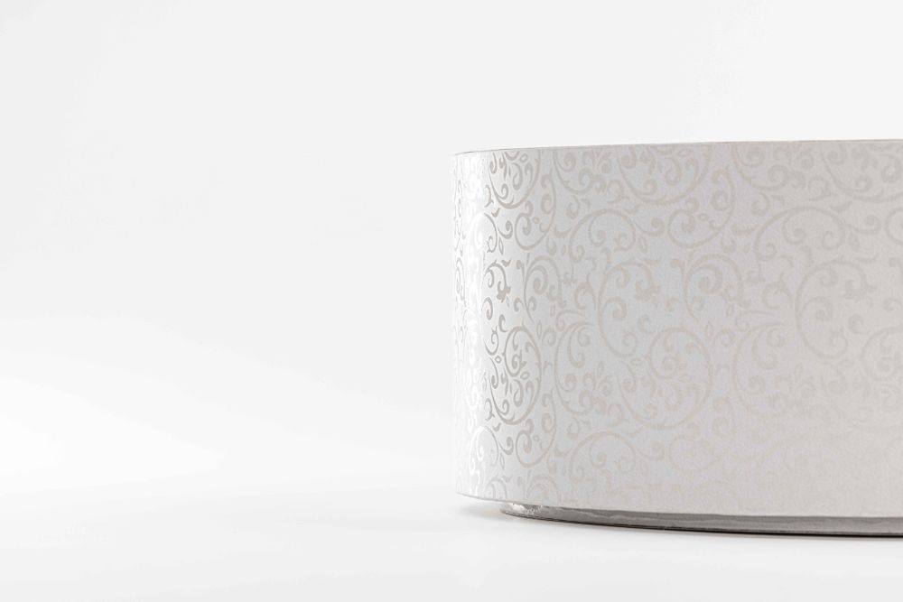 Floral decoration - The small garden - Grace - round white box size M - BENOIT SAINT AMAND