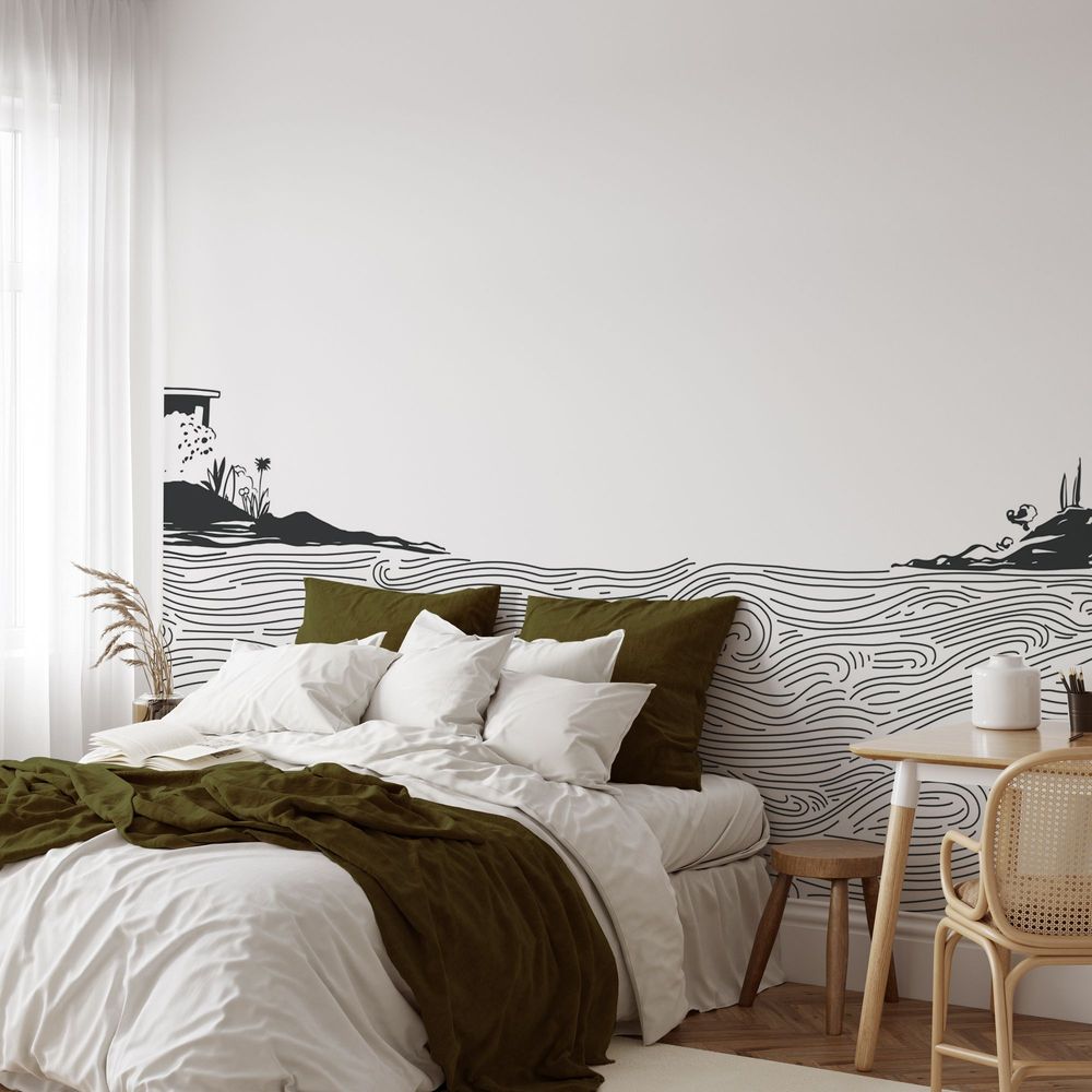 Wallpaper - Porquerolles panoramic wallpaper - ACTE-DECO