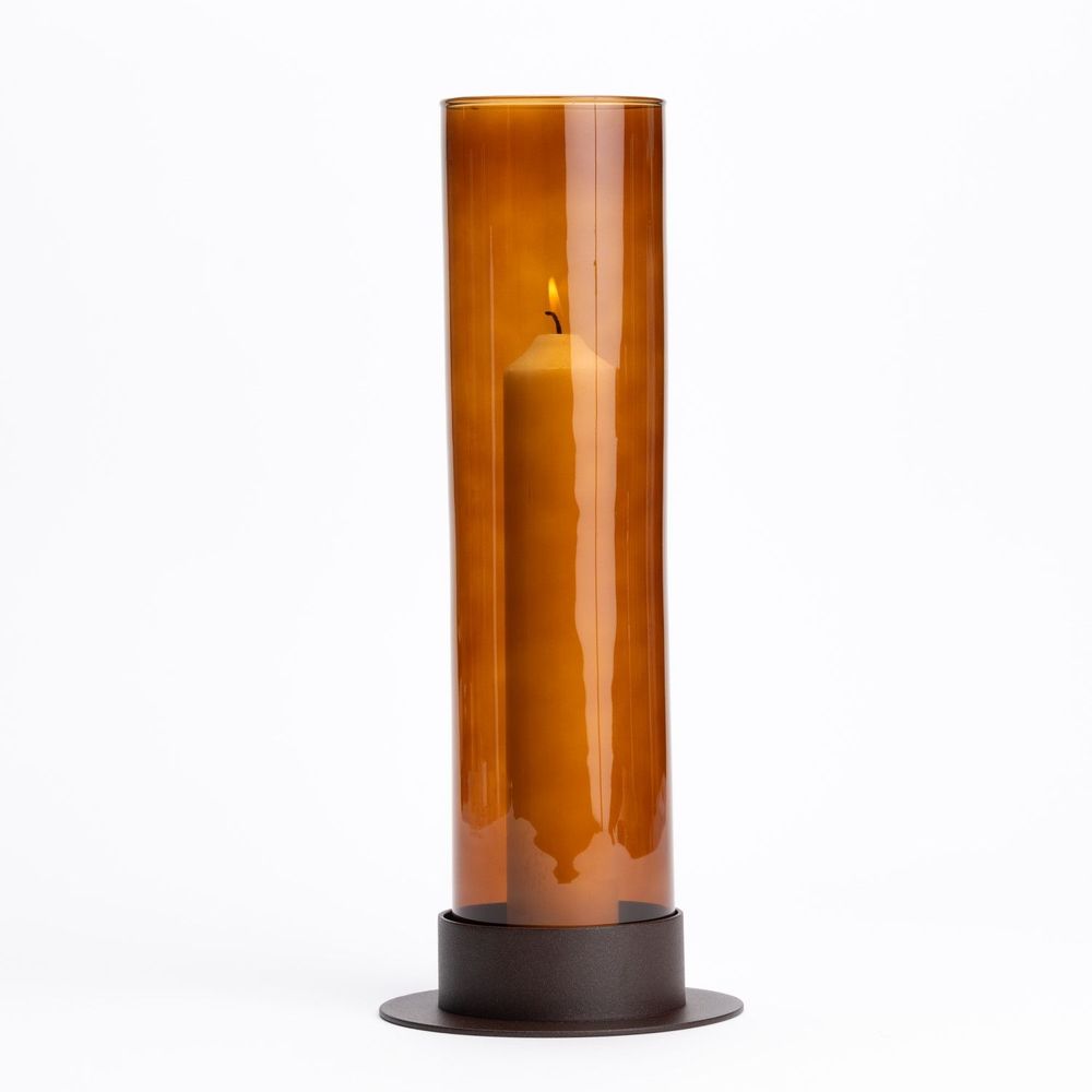 Outdoor decorative accessories - Socle en métal Terracotta pour Photophore - MAISON PECHAVY