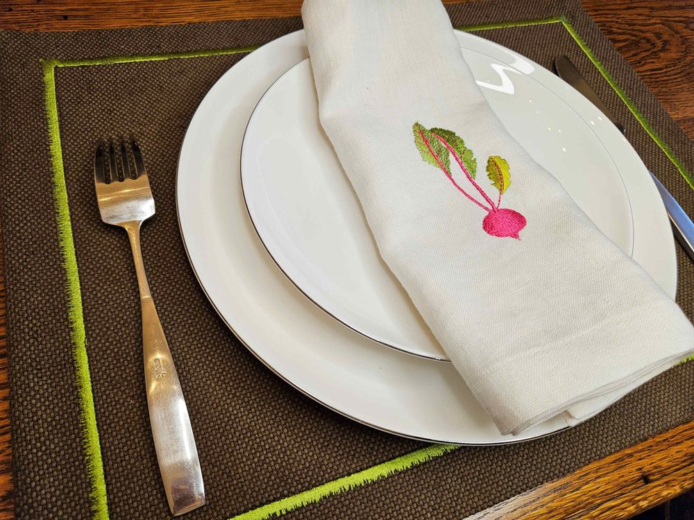 Table linen - HOME GARDEN Napkin + placemat - ARTIPARIS