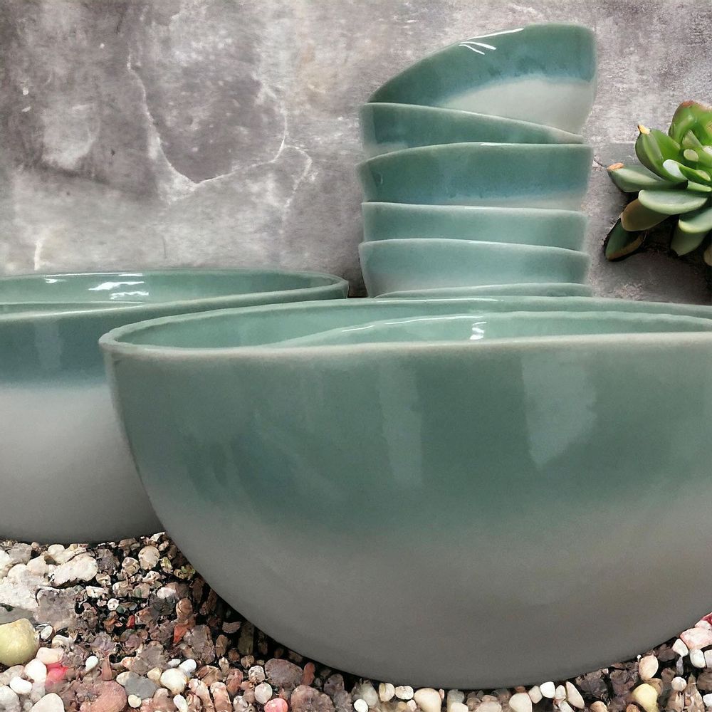 Everyday plates - Porcelain - CECILE GASC PORCELAINE