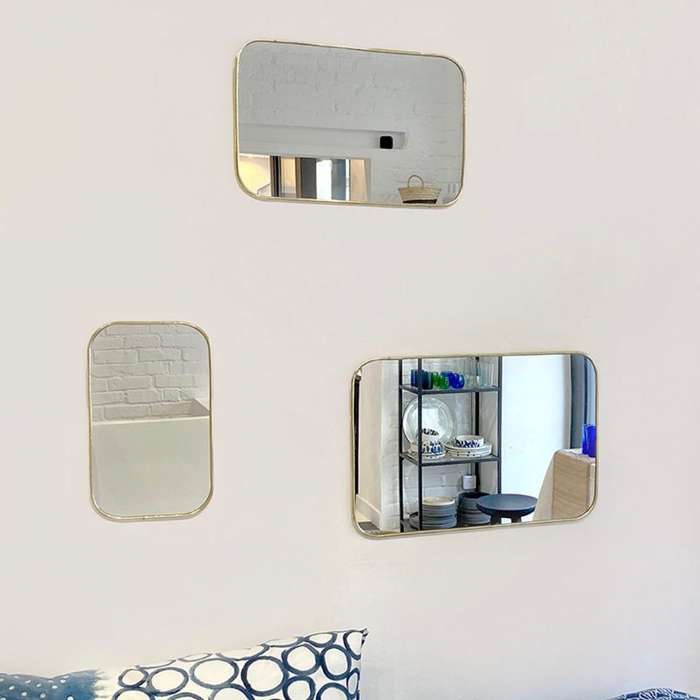 Miroirs - Miroirs en laiton rectangulaires - BAAN
