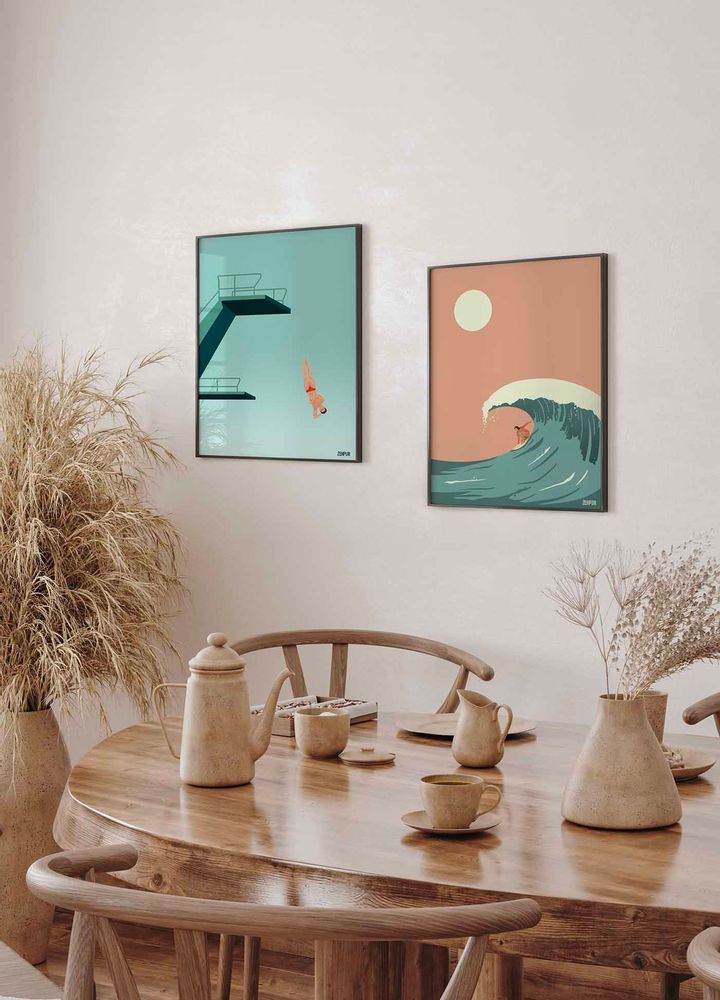 Affiches - Affiche - Plongeon - ZEHPUR