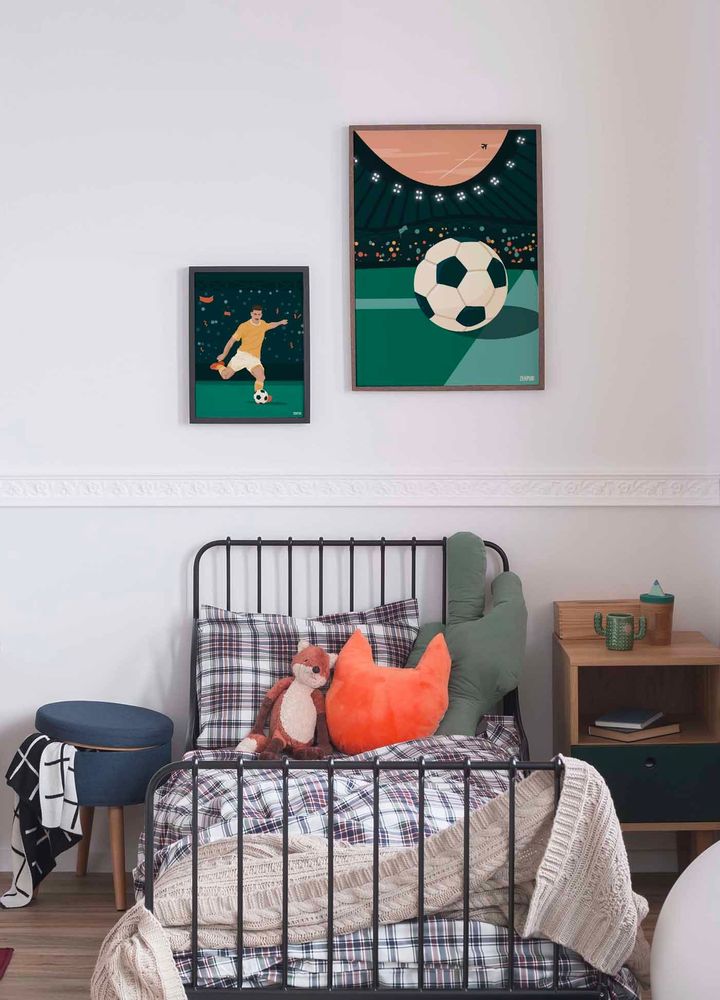 Poster - Soccer ball poster | Sport wall art - ZEHPUR