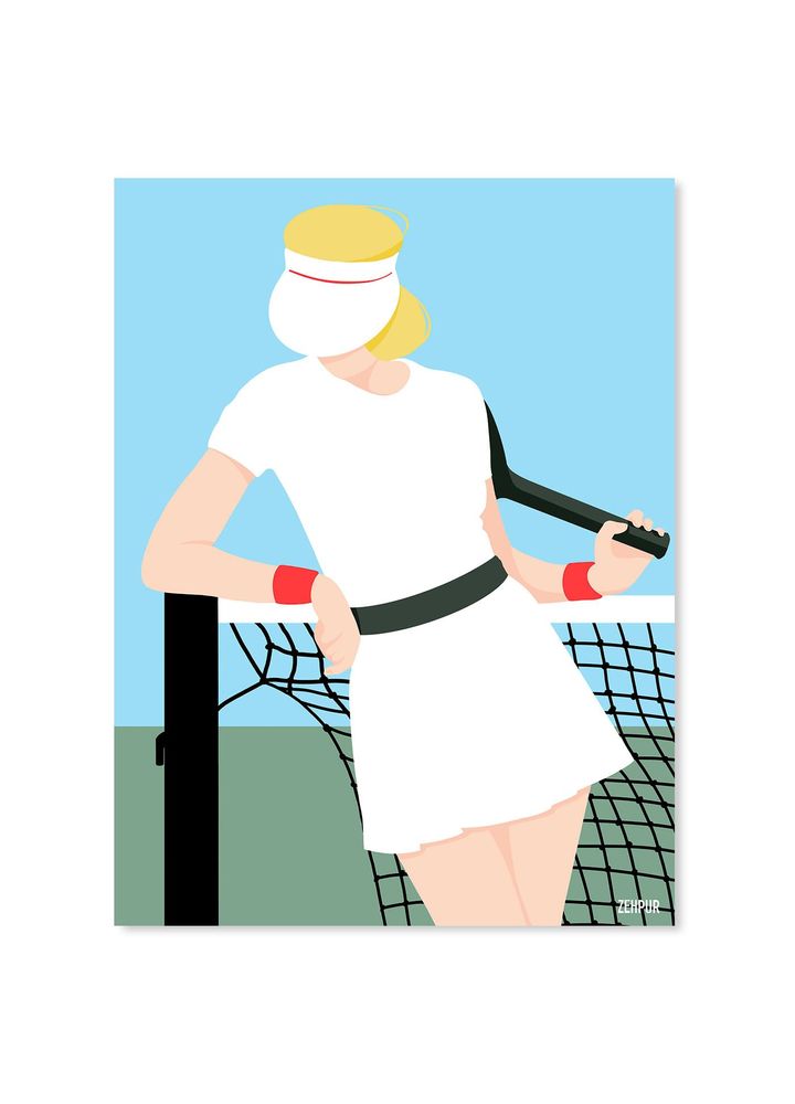 Affiches - Affiche - Joueuse de Tennis - ZEHPUR