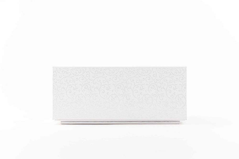 Floral decoration - The small garden - Sweet - white square box size L - BENOIT SAINT AMAND