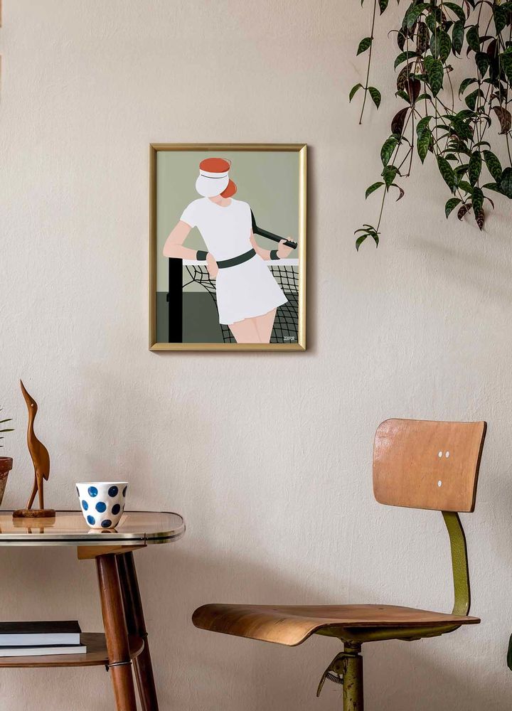 Affiches - Affiche - Joueuse de Tennis - ZEHPUR