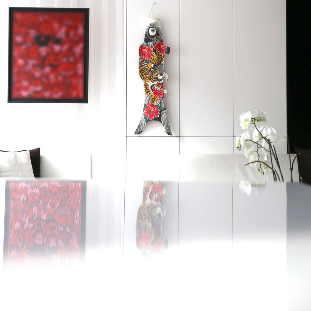 Accessoires de déco extérieure - Tatouage de tigre Koinobori (KOI2.56/M) - MADAME MO