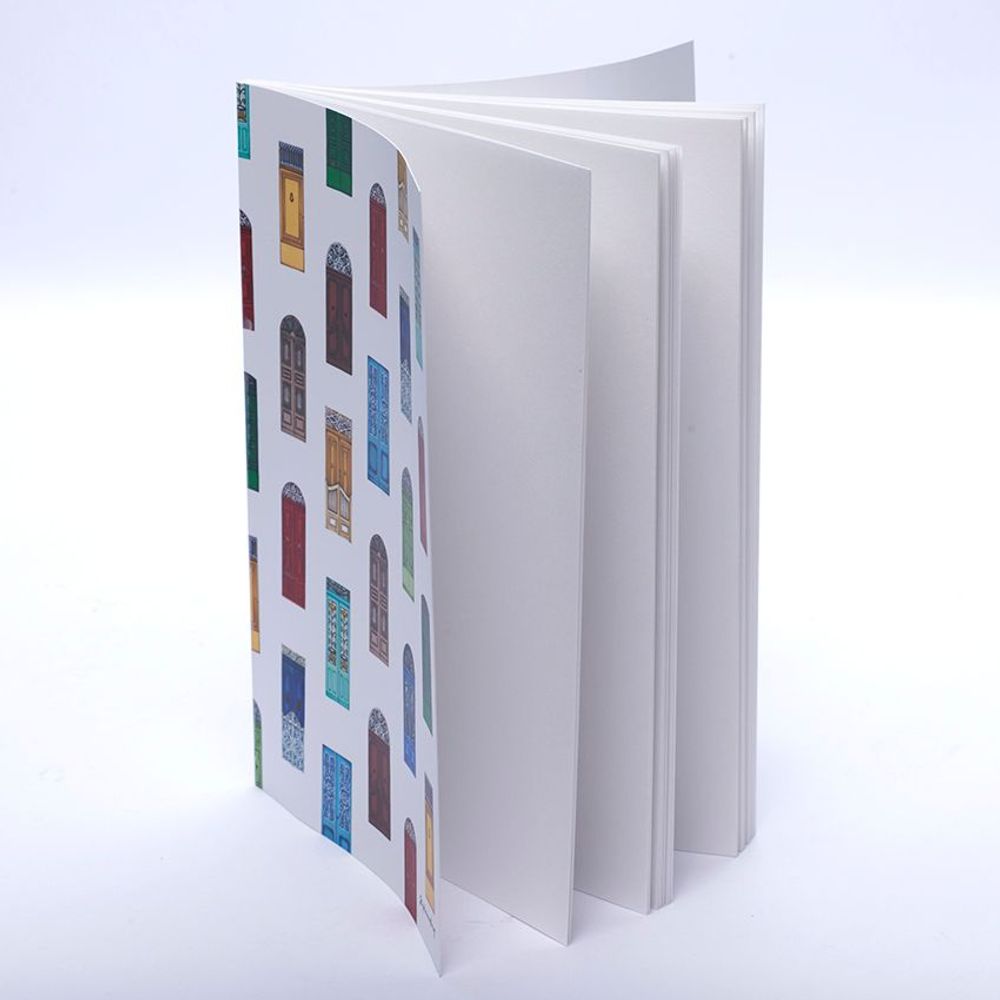 Stationery - Gates of the Mediterranean - Soft Back A5 Notepad. - STEPHANIE BORG®