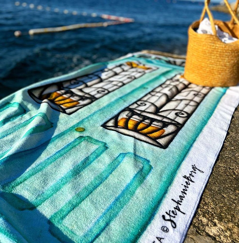 Gifts - Doors of the Med Beach & Picnic Towels - STEPHANIE BORG®