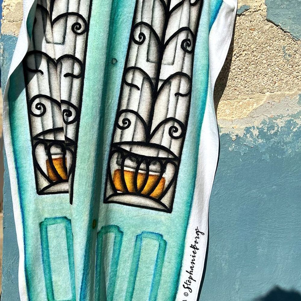 Gifts - Doors of the Med Beach & Picnic Towels - STEPHANIE BORG®